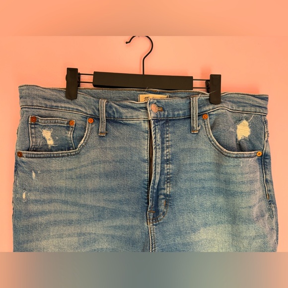 Madewell High Waist The Perfect Vintage Jean in Denman Wash Straight Leg Size 32 - Picture 6 of 12